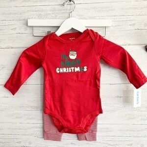 Carter’s My First Christmas 2 Piece Set 18 months